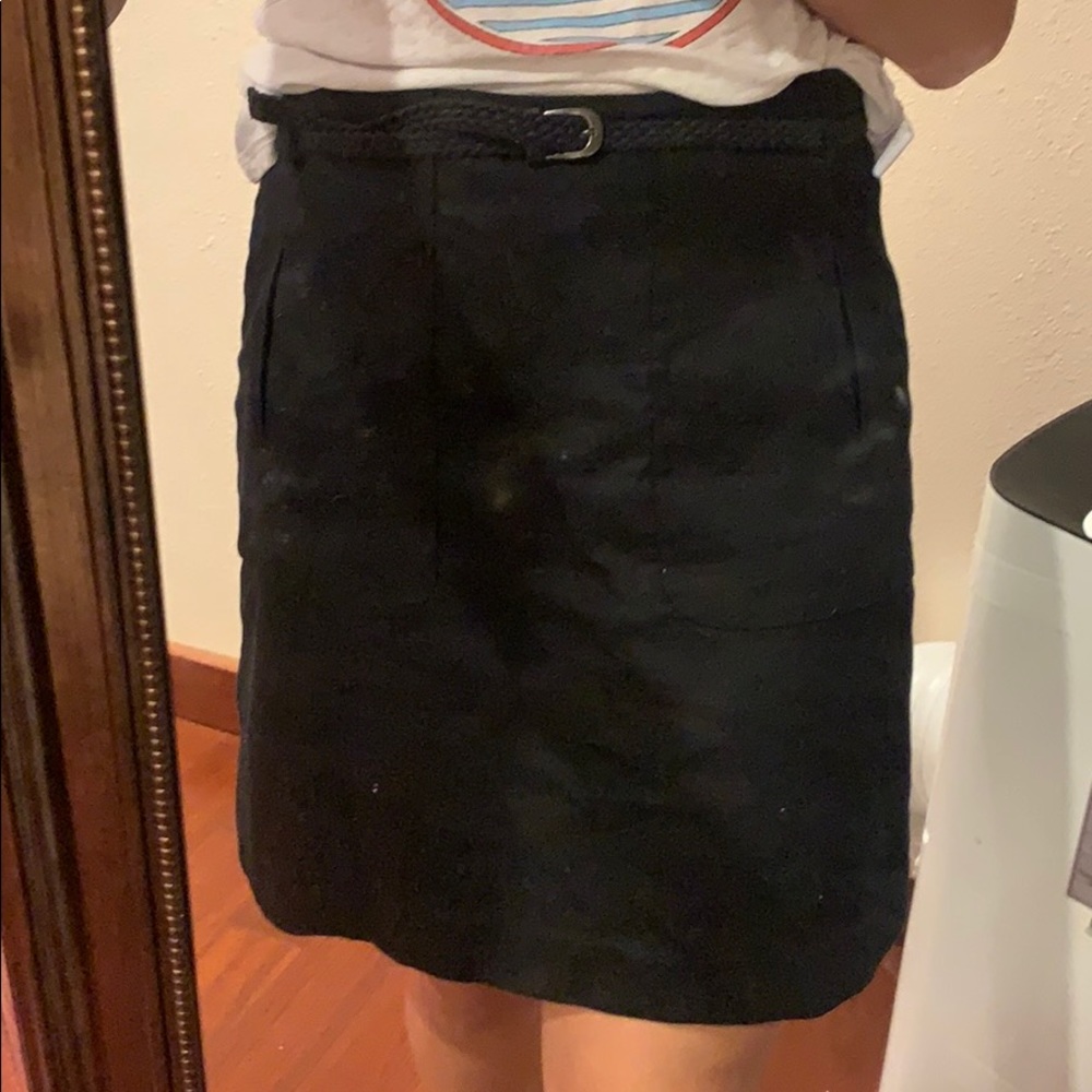 Loft skirt black tweed